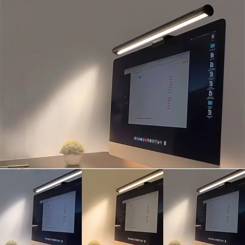 Desk Setup Gaming And Work - مصباح مكتبي معلق بشاشة LED صديقة