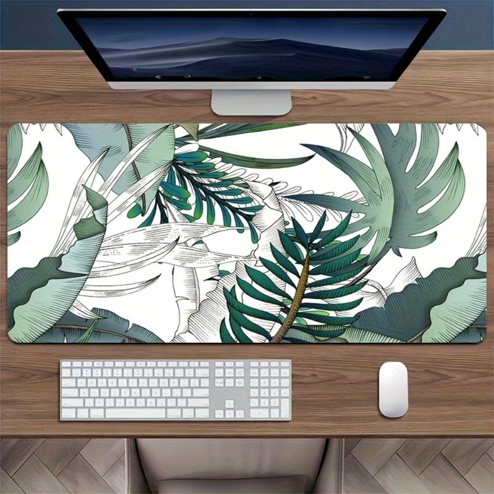 Desk Setup Simple - نمط نباتات استوائية، بطانة سفلية مضادة