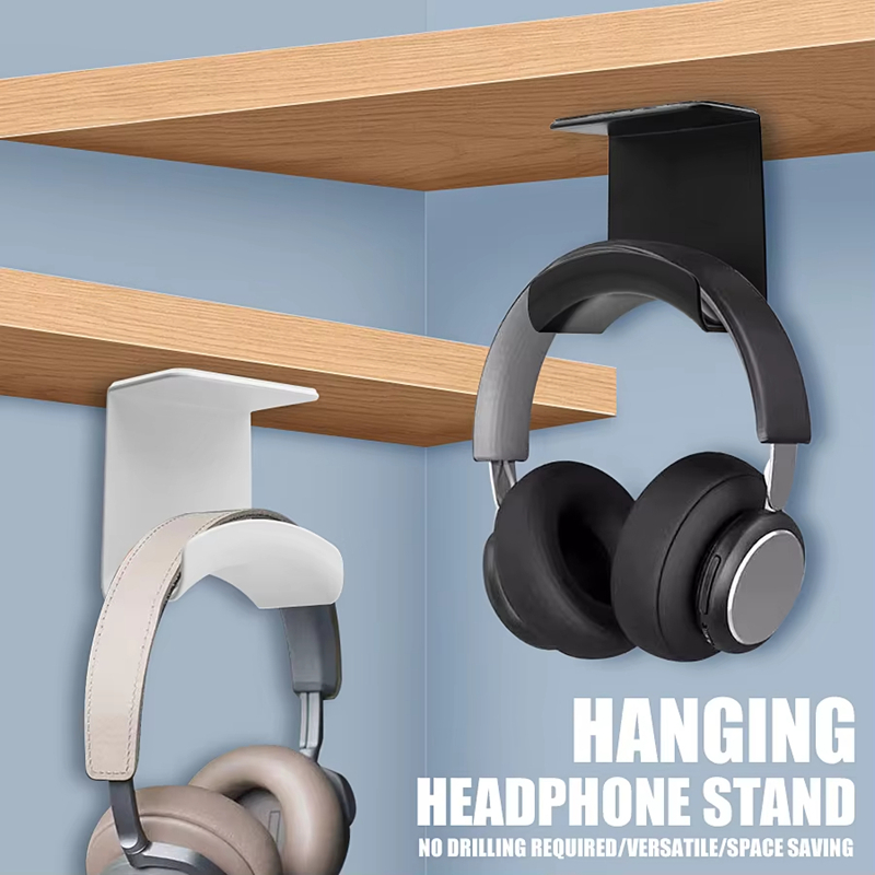 Headphone Hook Under - حامل سماعات رأس عالمي لاصق من