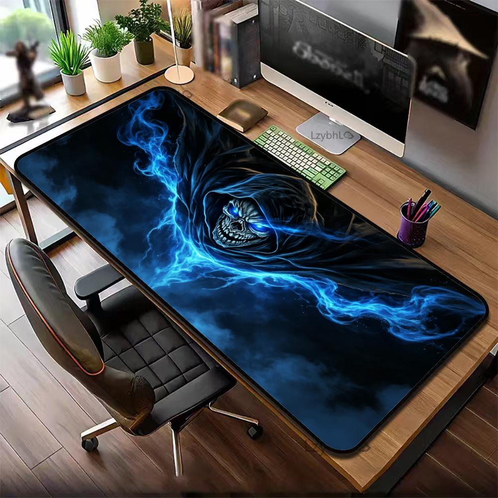 Desk Setup Dark - لوحة ماوس ألعاب ممتدة بتصميم هيكل