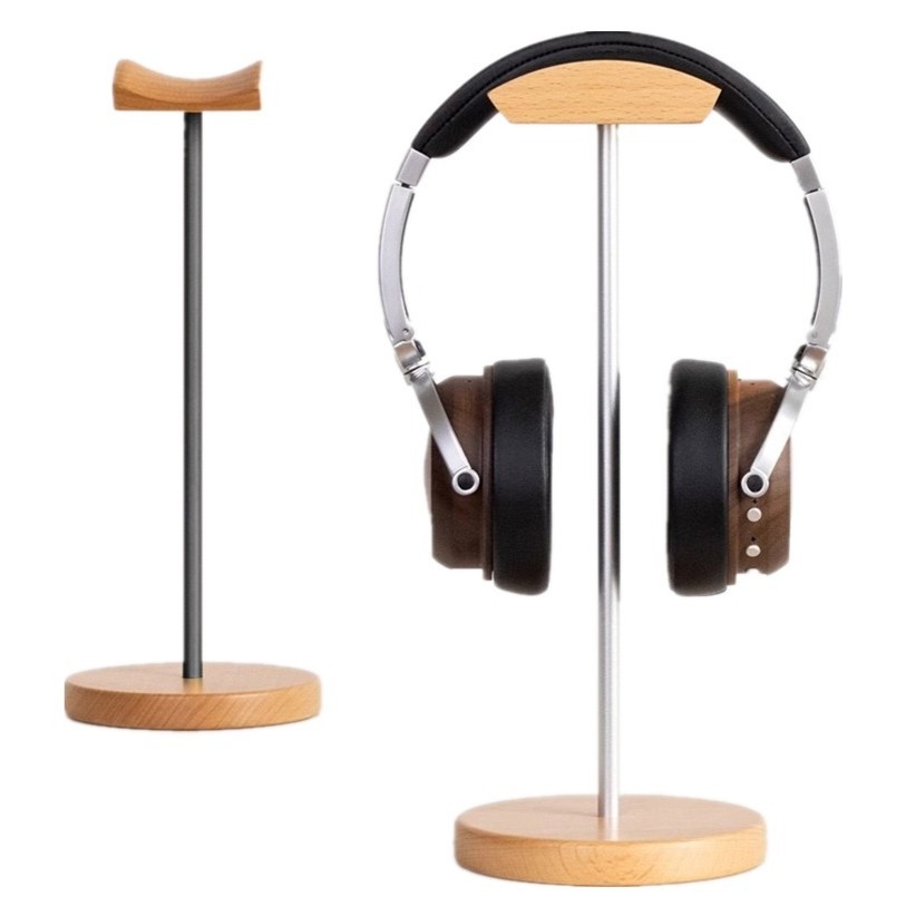 Headphone Hook Under - حامل سماعات رأس من خشب الجوز