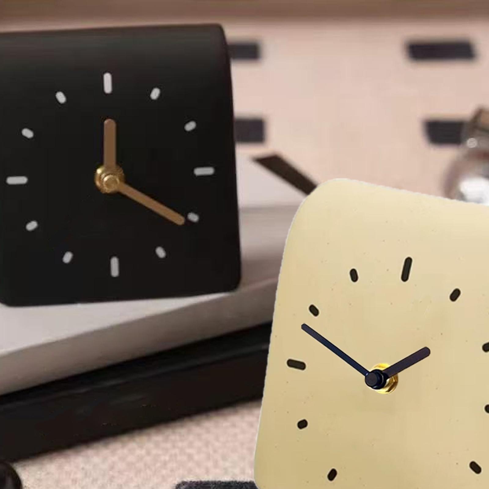 Desk Setup Productivity - ساعة مكتبية حديثة بتصميم فني، ساعة