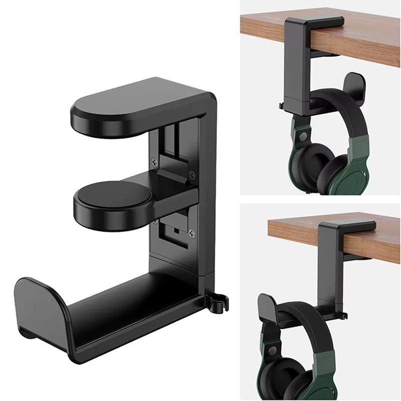 Headphone Hook Under - حامل سماعات الألعاب العالمي مع خطاف