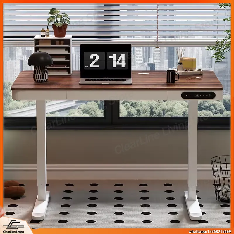 Desk Setup Ergonomics - مكتب ألعاب قابل للتعديل كهربائيًا مع