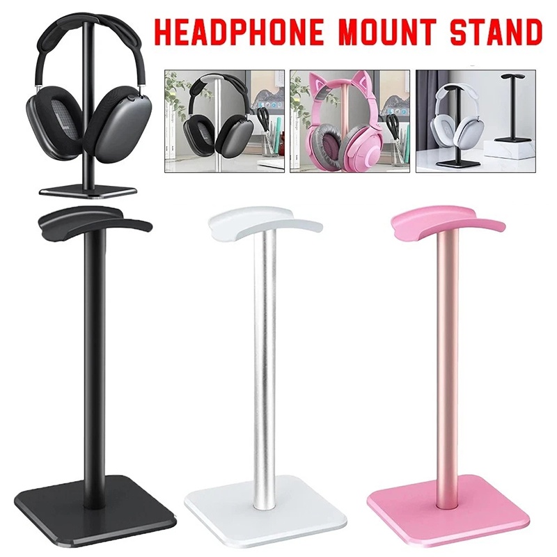 Headphone Hook Under - حامل سماعات رأس بلاستيكي عالمي، منظم