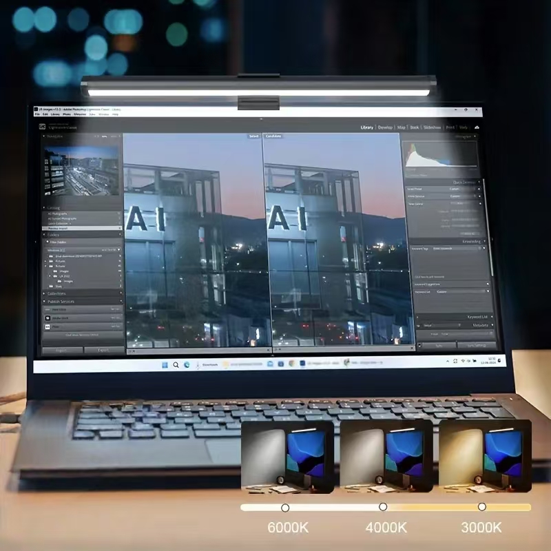 Desk Setup Gaming And Work - مصباح مكتب LED قابل للتعليق على