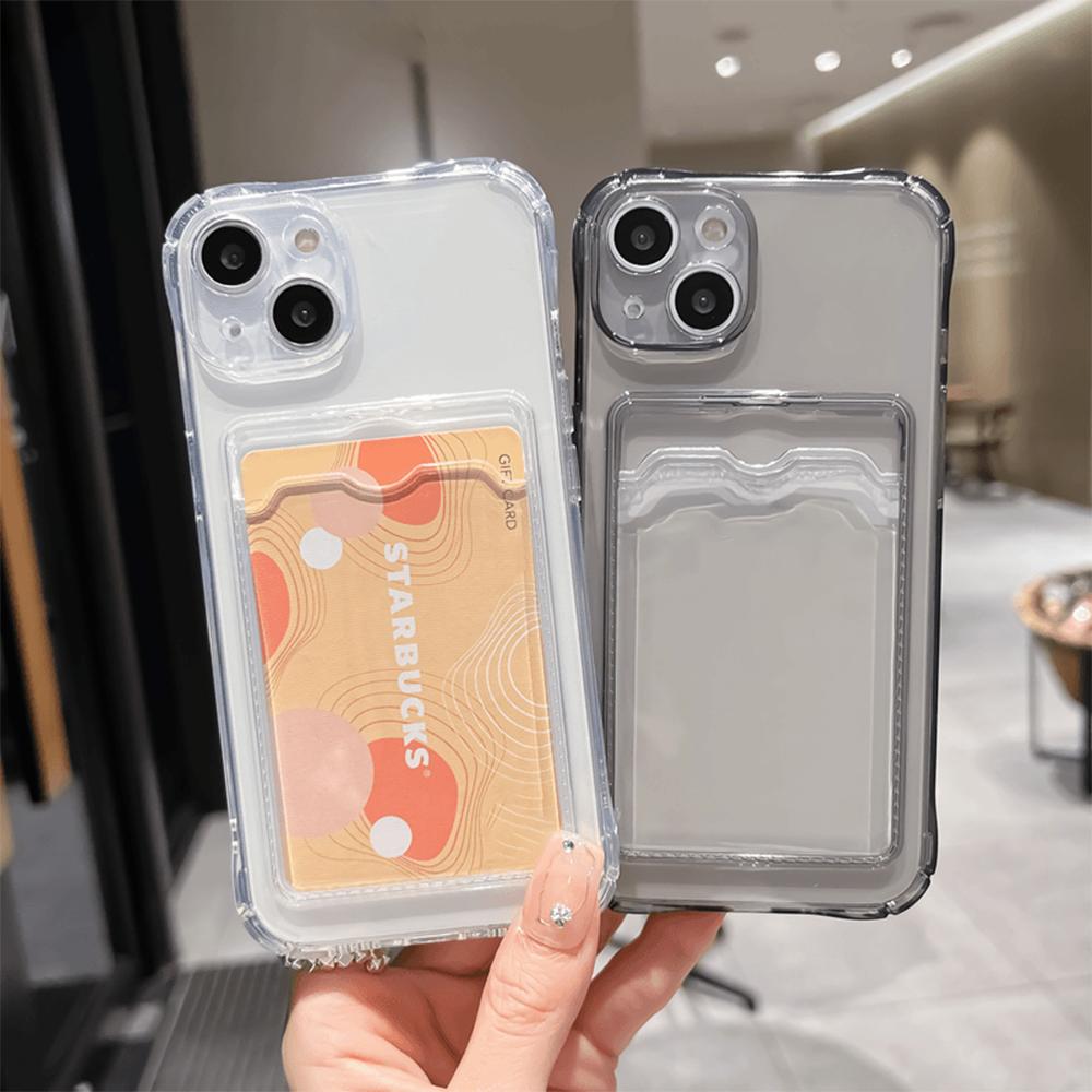 غطاء هاتف شفاف مع حامل بطاقات  - مراجعة Dual Phone Holder وسعره