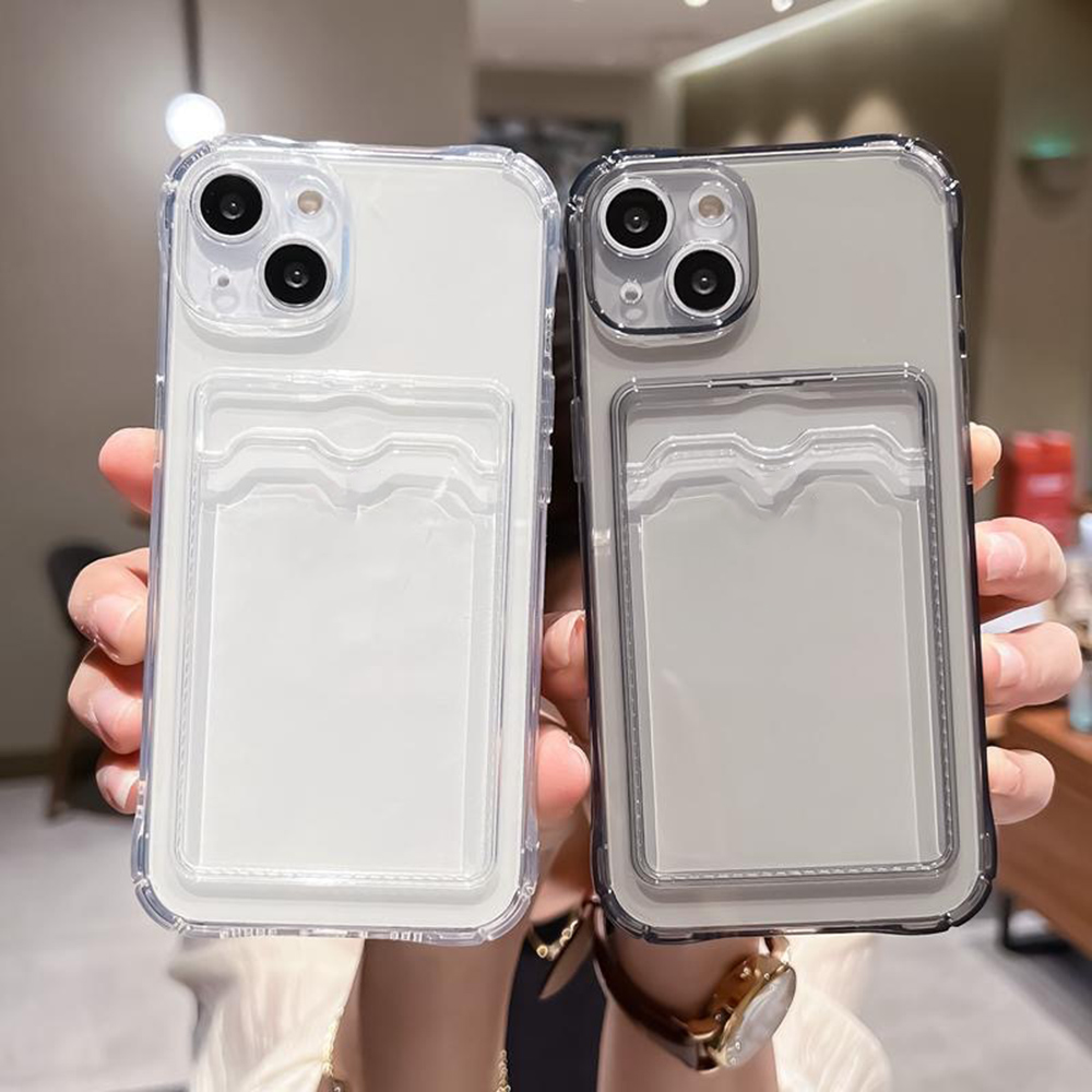 غطاء هاتف شفاف مع حامل بطاقات  - مراجعة Dual Phone Holder وسعره