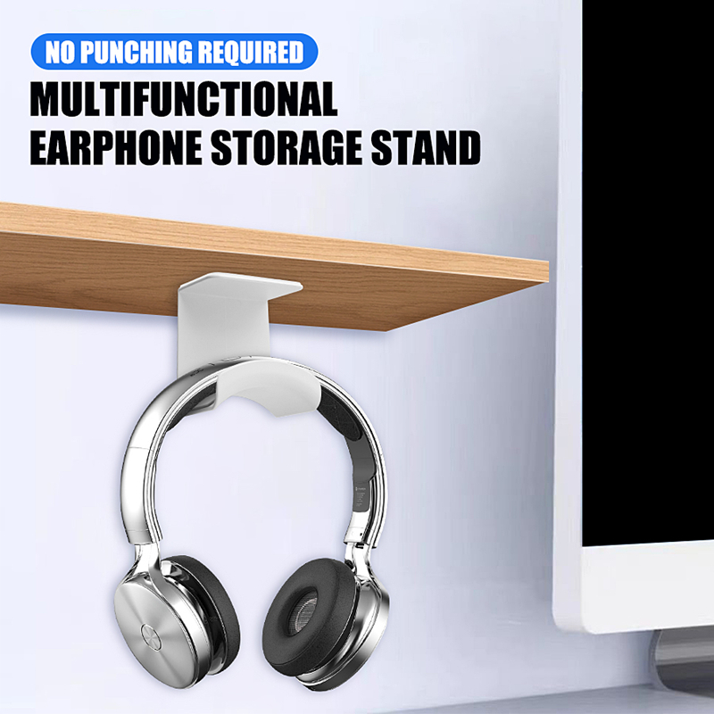 حامل سماعات رأس عالمي لاصق من  - مراجعة Headphone Hook Under وسعره