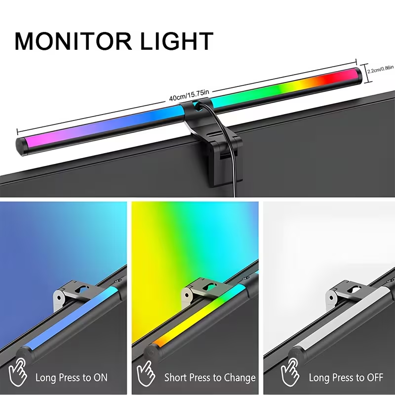 شريط إضاءة LED لشاشة الكمبيوتر - مراجعة Desk Setup Light وسعره
