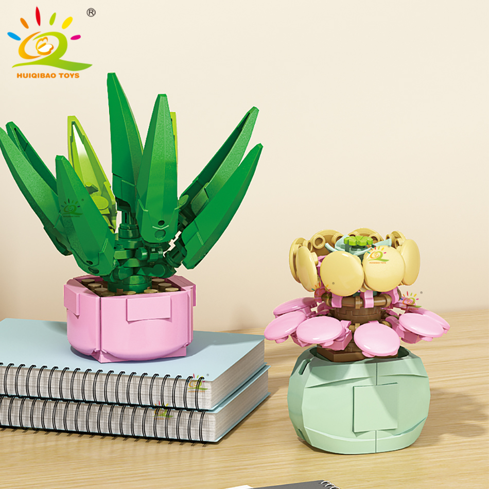 HUIQIBAO MOC زهرة عصاري بوعاء  - مراجعة Plant Pot Small Desk وسعره
