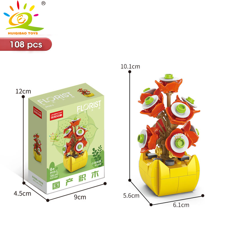 HUIQIBAO MOC زهرة عصاري بوعاء  - مراجعة Plant Pot Small Desk وسعره
