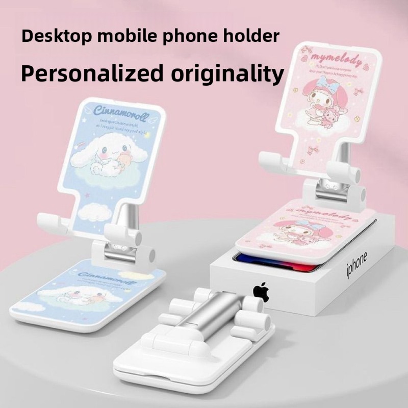 حامل هاتف أنيق بنمط سينامورول، - مراجعة Desk Setup Cute وسعره