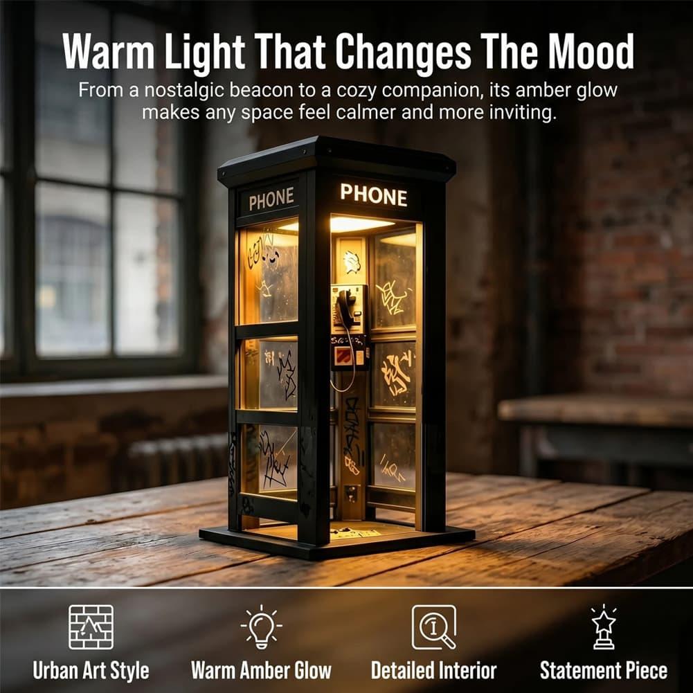 مصباح طاولة على شكل كشك هاتف ل - مراجعة Desk Setup Light وسعره