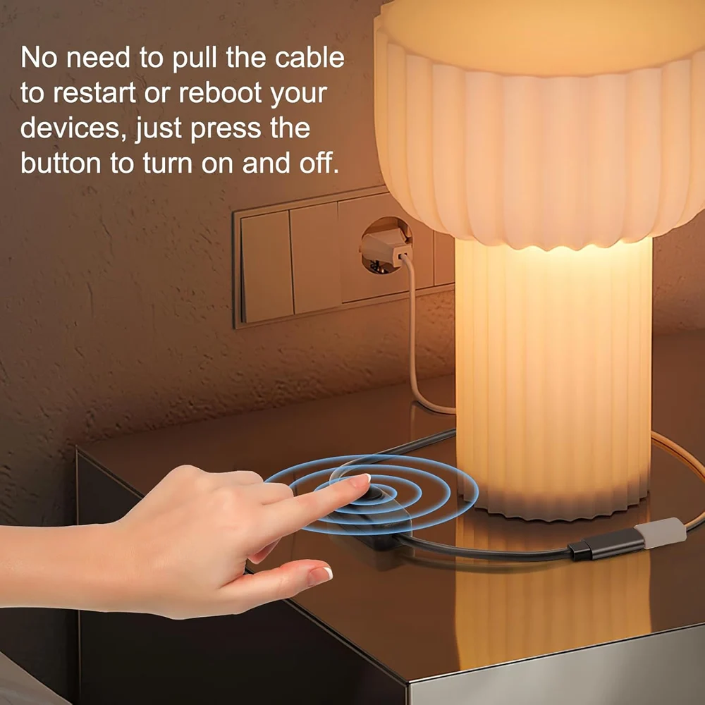 كابل تمديد USB C قصير مع مفتاح - مراجعة Desk Setup Led Strip وسعره