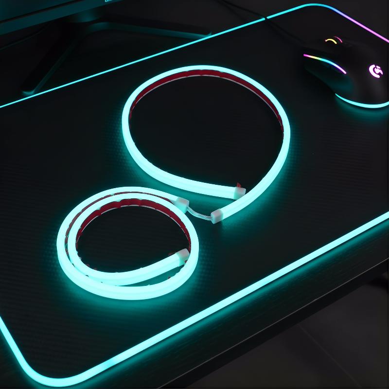 شريط إضاءة ديكوري ARGB بثلاثة  - مراجعة Desk Setup Led Strip وسعره