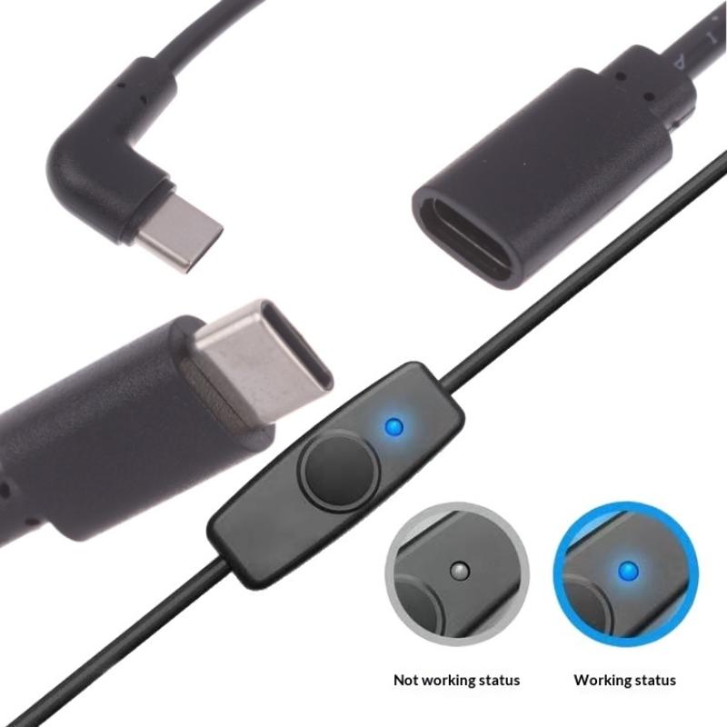كابل طاقة USB-C إلى Type C جدي - مراجعة Desk Setup Led Strip وسعره