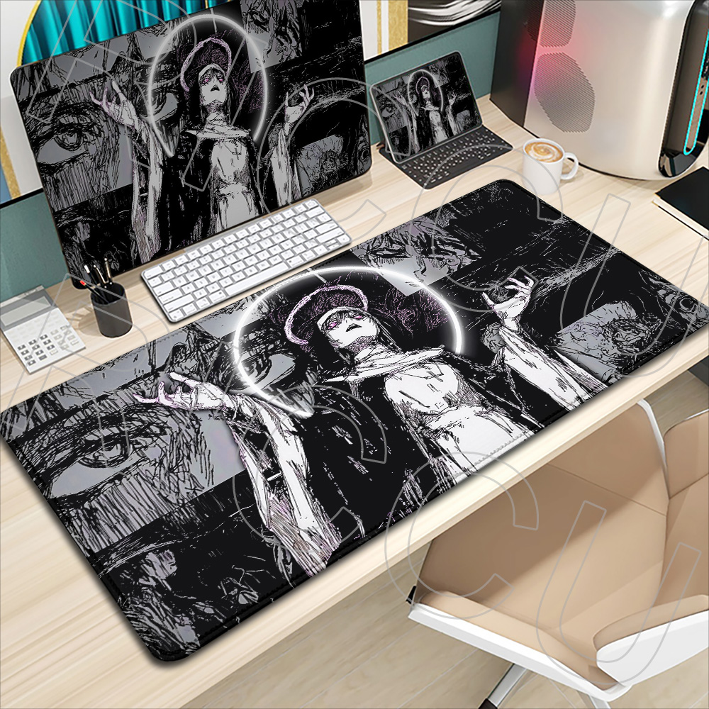سجادة مكتب بتصميم فتاة أنمي بأ - مراجعة Desk Setup Dark وسعره