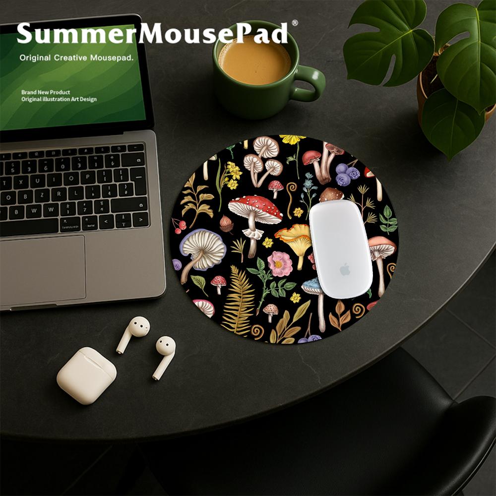 لوحة ماوس مستديرة لنباتات الغا - مراجعة Desk Setup With Plants وسعره