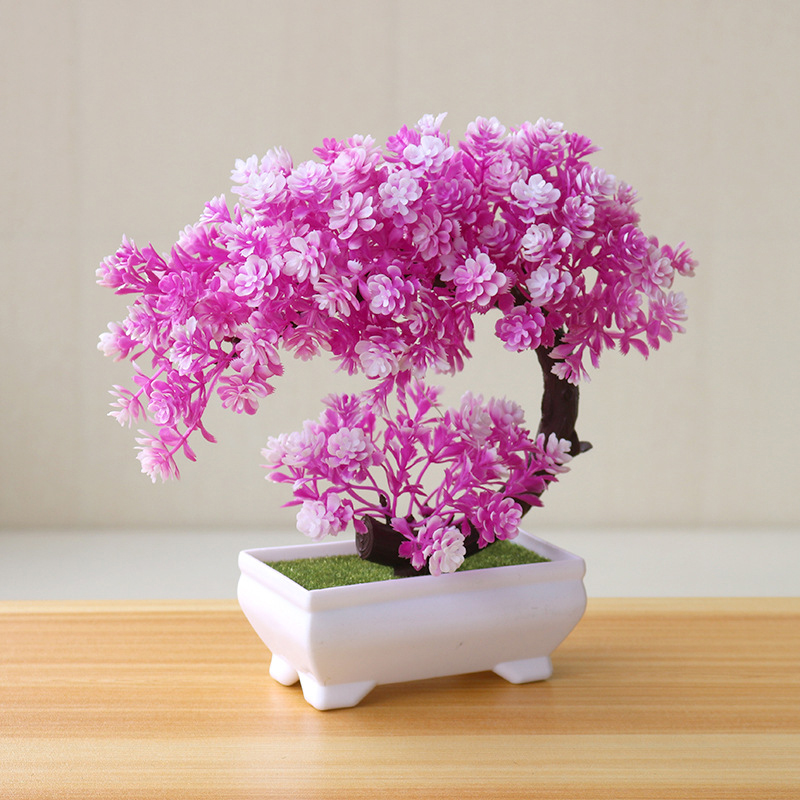 شجرة بونساي اصطناعية جديدة للز - مراجعة Plant Pot Small Desk وسعره