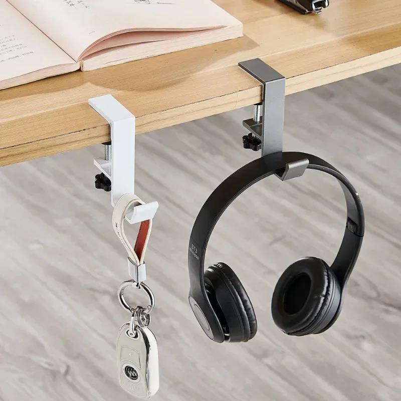 خطاف متعدد الوظائف بدون ثقب لت - مراجعة Headphone Hook Under وسعره