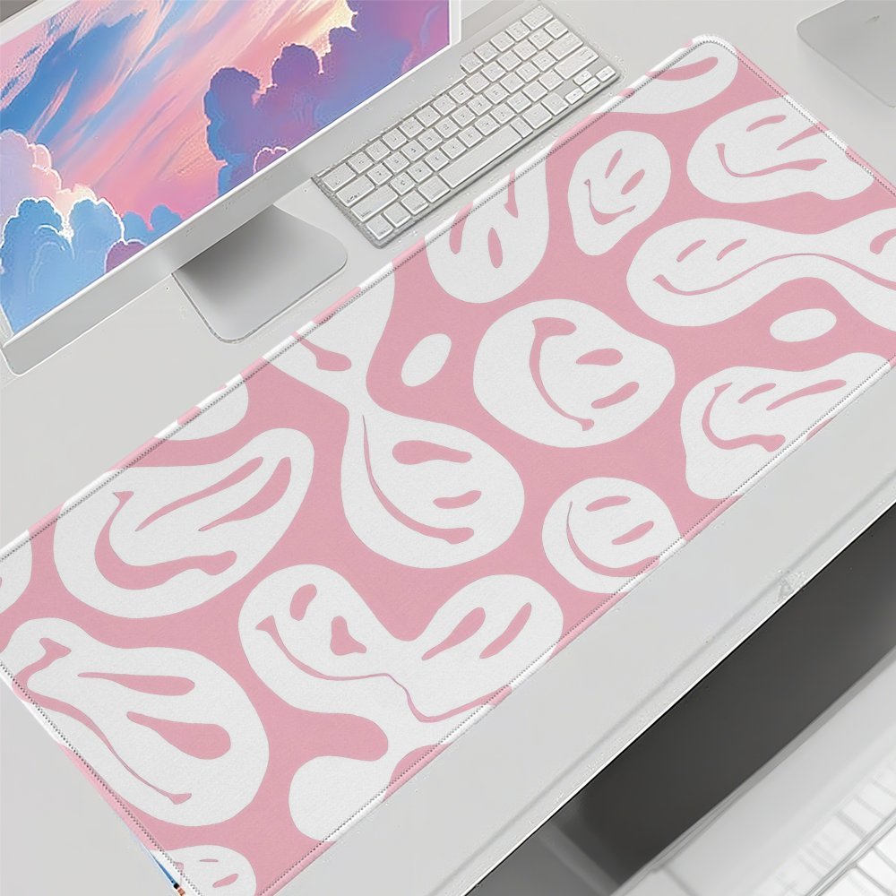 سجادة مكتب وردية جمالية كبيرة  - مراجعة Desk Setup Workspace وسعره