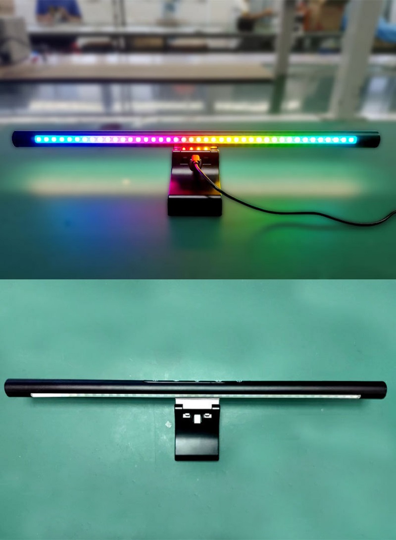 مصباح مكتبي معلق بشاشة LED - ل - مراجعة Desk Setup Gaming And Work وسعره