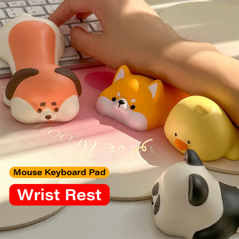 جديد لطيف الحيوان مسند المعصم  - مراجعة Desk Setup Cute وسعره