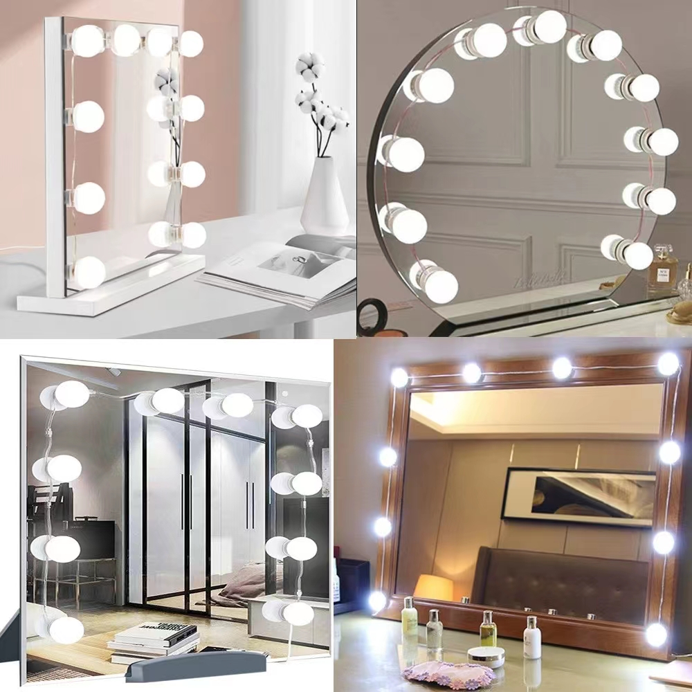 LED ضوء لصق مرآة ماكياج مصابيح - مراجعة Desk Setup Light وسعره