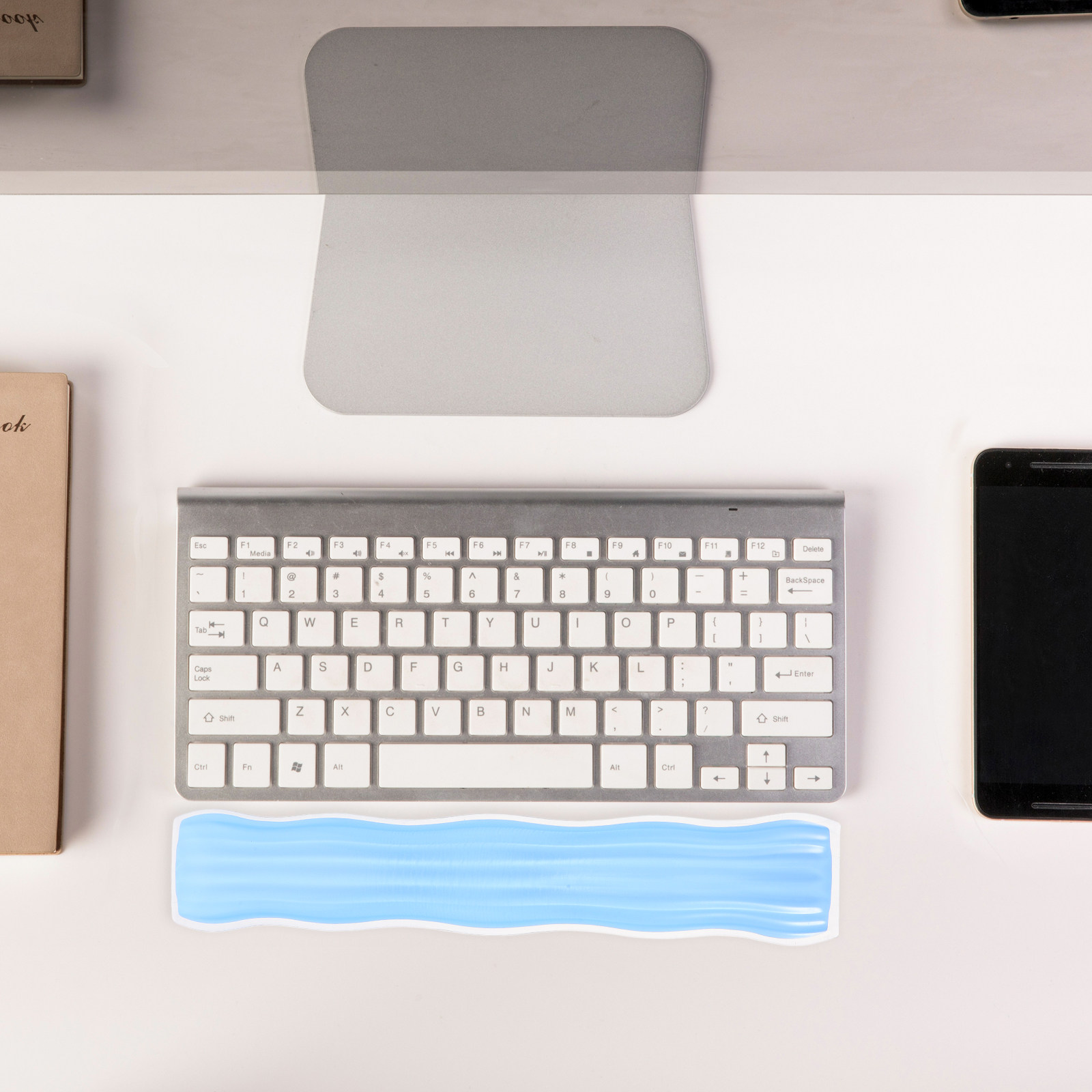 مسند معصم شفاف من السيليكون لل - مراجعة Desk Setup Ergonomics وسعره