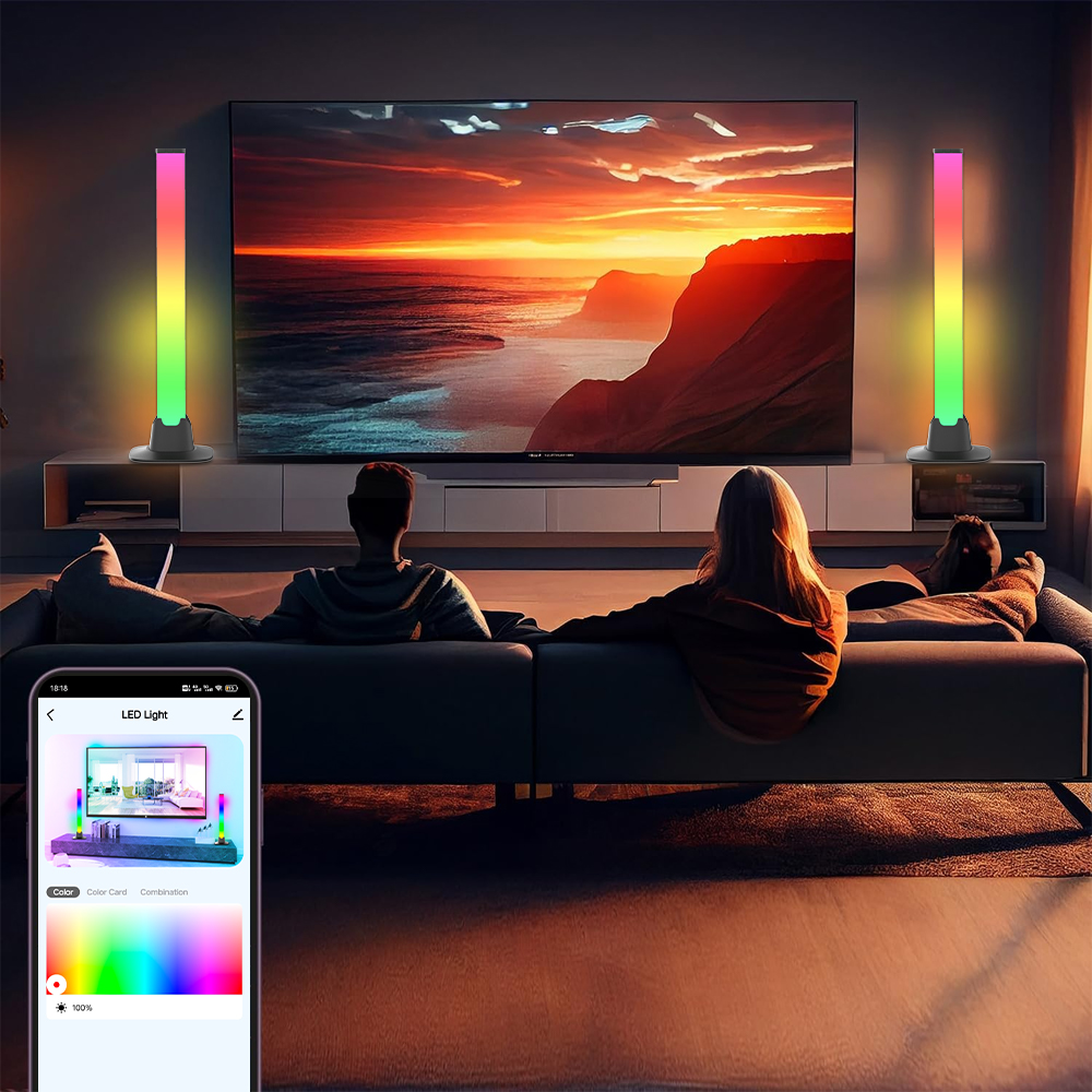 شريط إضاءة LED RGB مع إعداد بل - مراجعة Desk Setup With Tv وسعره