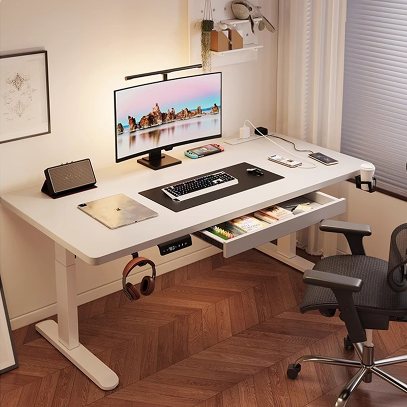 مكتب كهربائي حديث قابل للتعديل - مراجعة Desk Setup Ergonomics وسعره