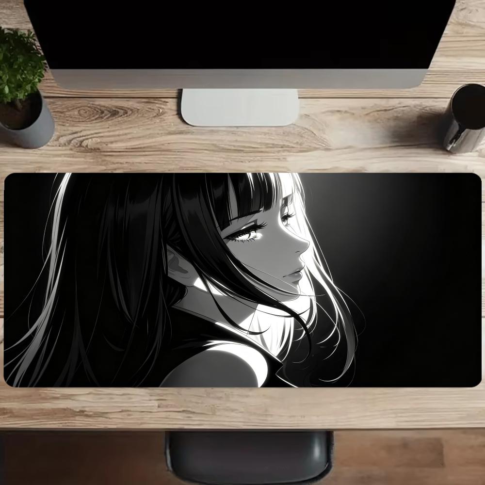 لوحة ماوس كبيرة بتصميم فتاة أن - مراجعة Desk Setup Gaming And Work وسعره