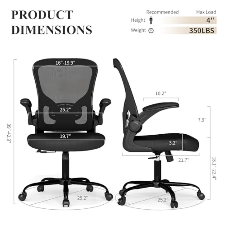 كرسي مكتب شبكي، كراسي مكتبية م - مراجعة Desk Setup Ergonomics وسعره