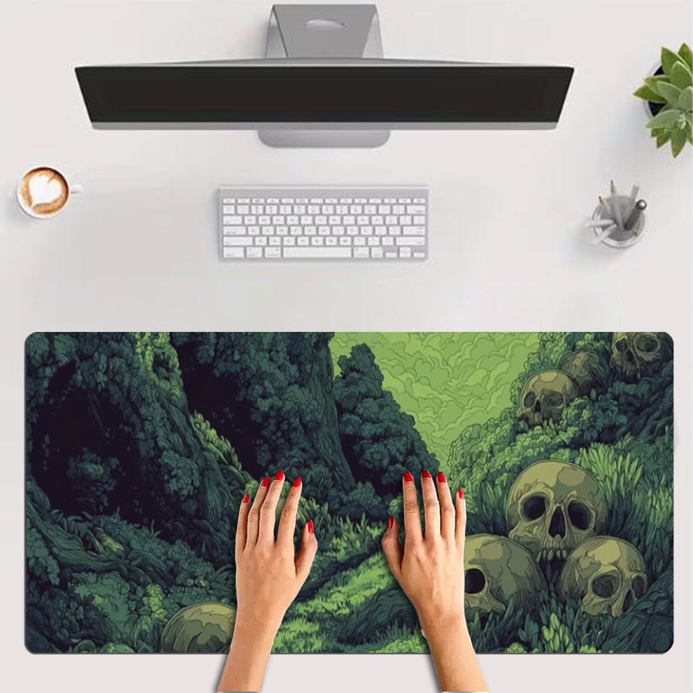 مع مشاهد غابات غامضة ومخيفة -  - مراجعة Desk Setup Simple وسعره