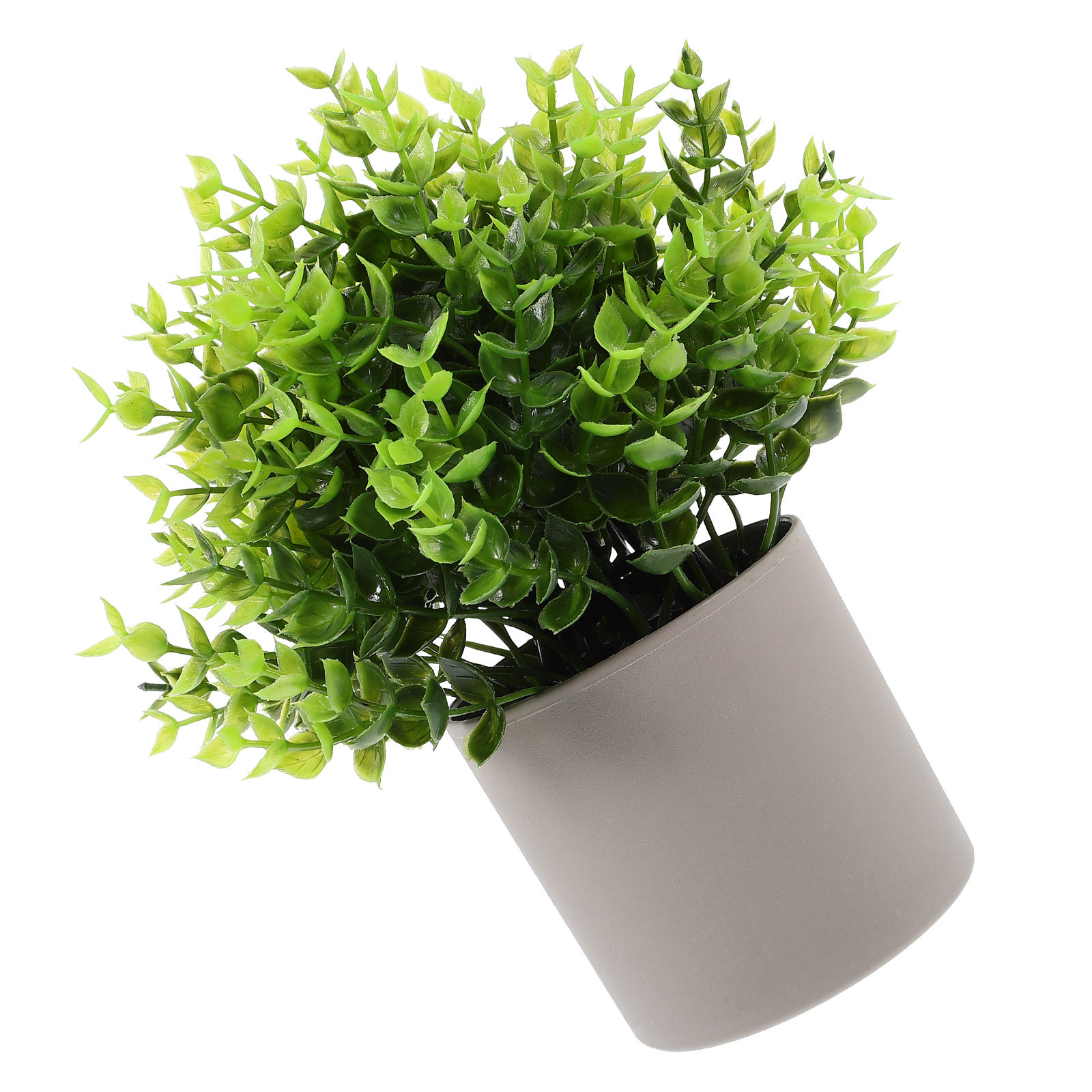 نبات أخضر صناعي واقعي في وعاء، - مراجعة Plant Pot Small Desk وسعره