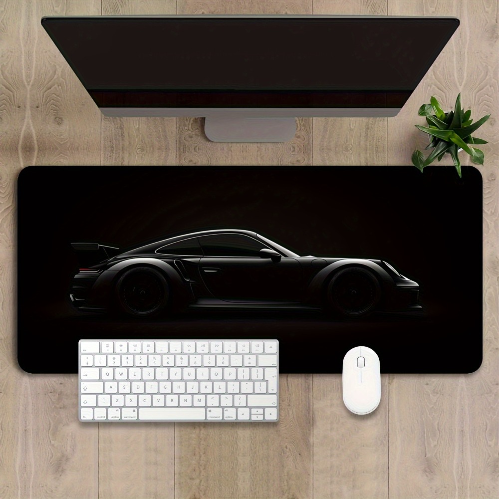 لوحة ماوس ألعاب سوداء مصقولة - - مراجعة Desk Setup Simple وسعره