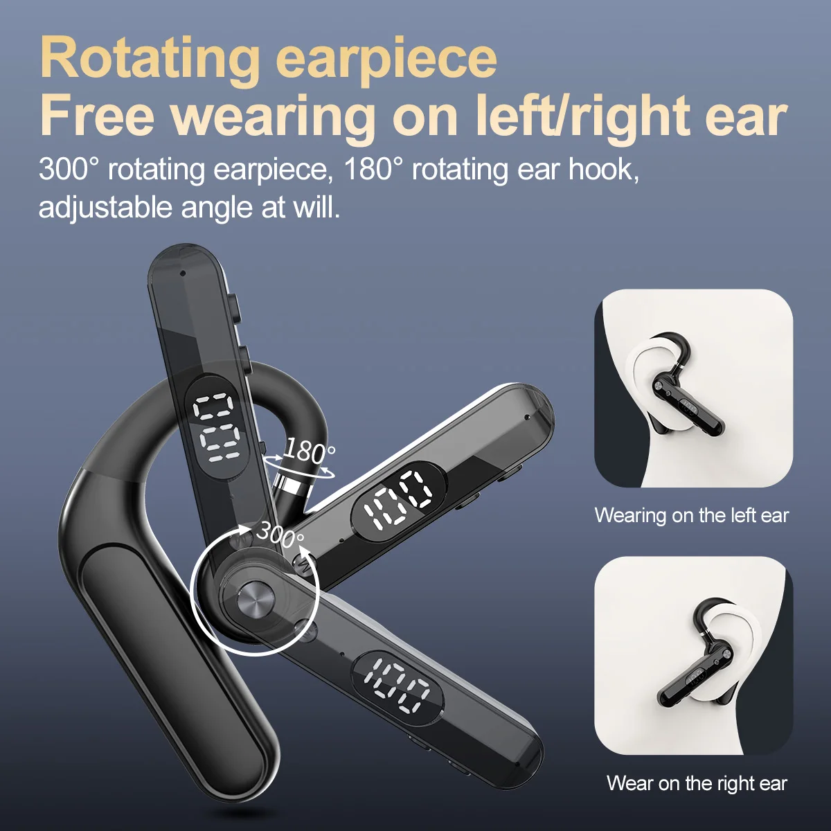 سماعات بلوتوث لاسلكية مع ميكرو - مراجعة Headphone Hook Under وسعره