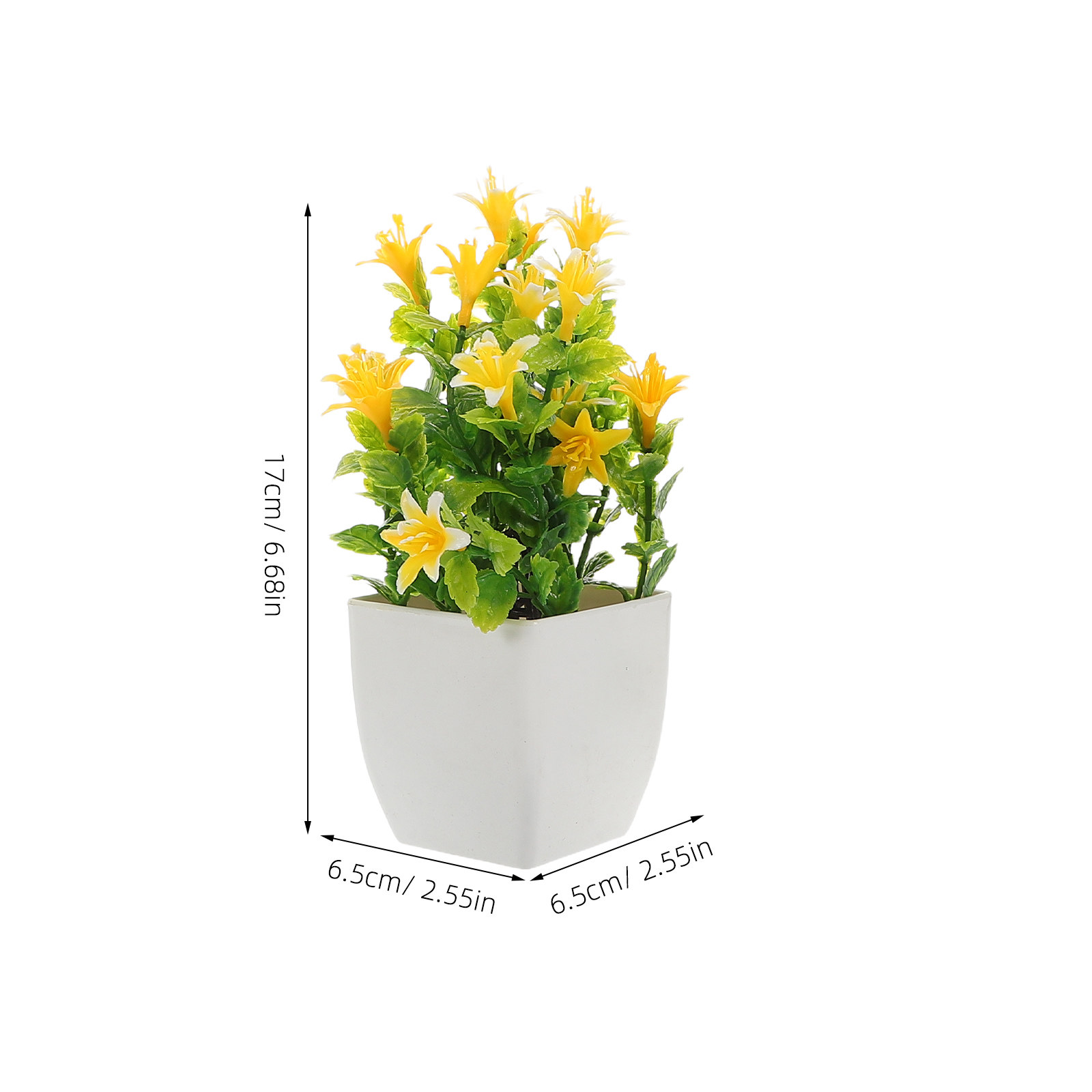 6 قطع من النباتات الاصطناعية ا - مراجعة Plant Pot Small Desk وسعره