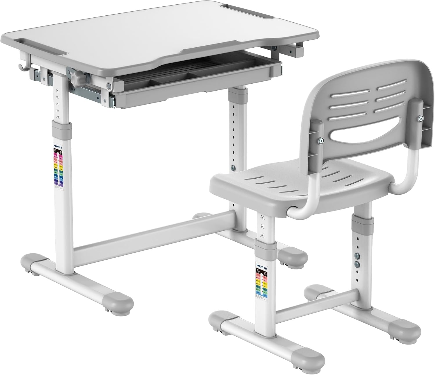 طقم مكتب وكرسي للأطفال قابل لت - مراجعة Desk Setup Ergonomics وسعره