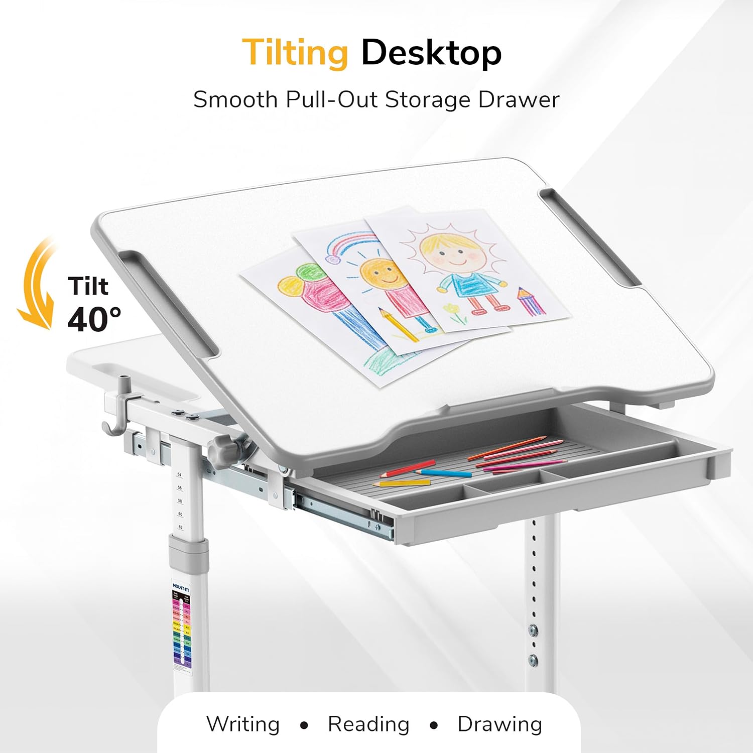 طقم مكتب وكرسي للأطفال قابل لت - مراجعة Desk Setup Ergonomics وسعره