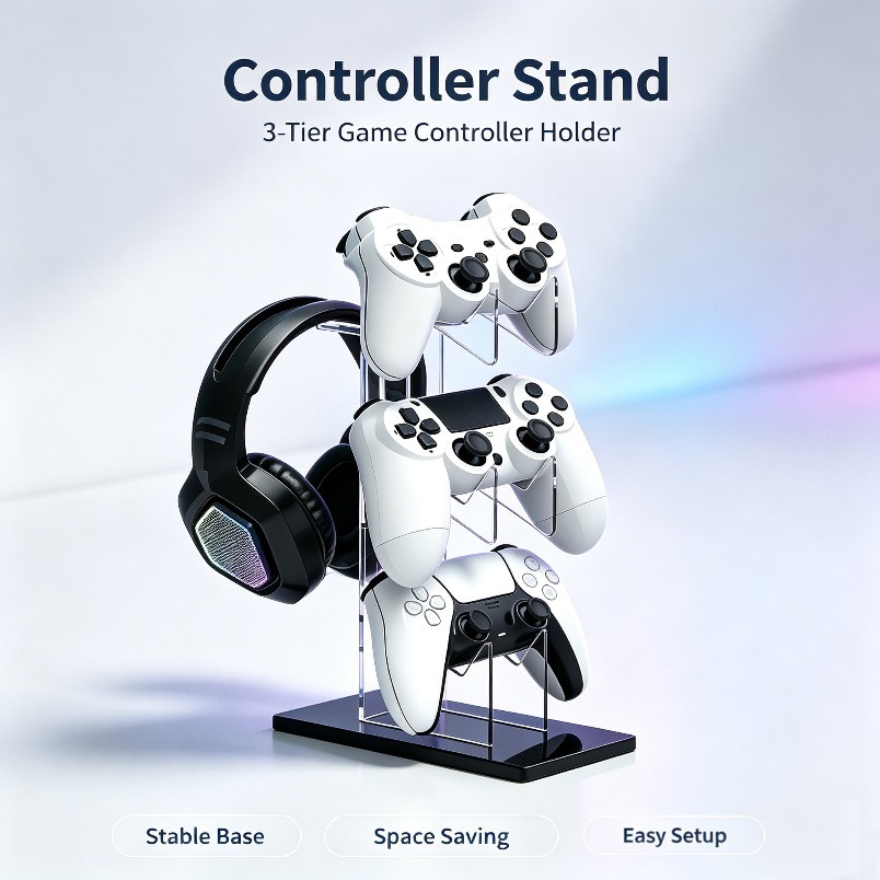 رف تخزين للألعاب بثلاث طبقات م - مراجعة Desk Setup Headphones وسعره