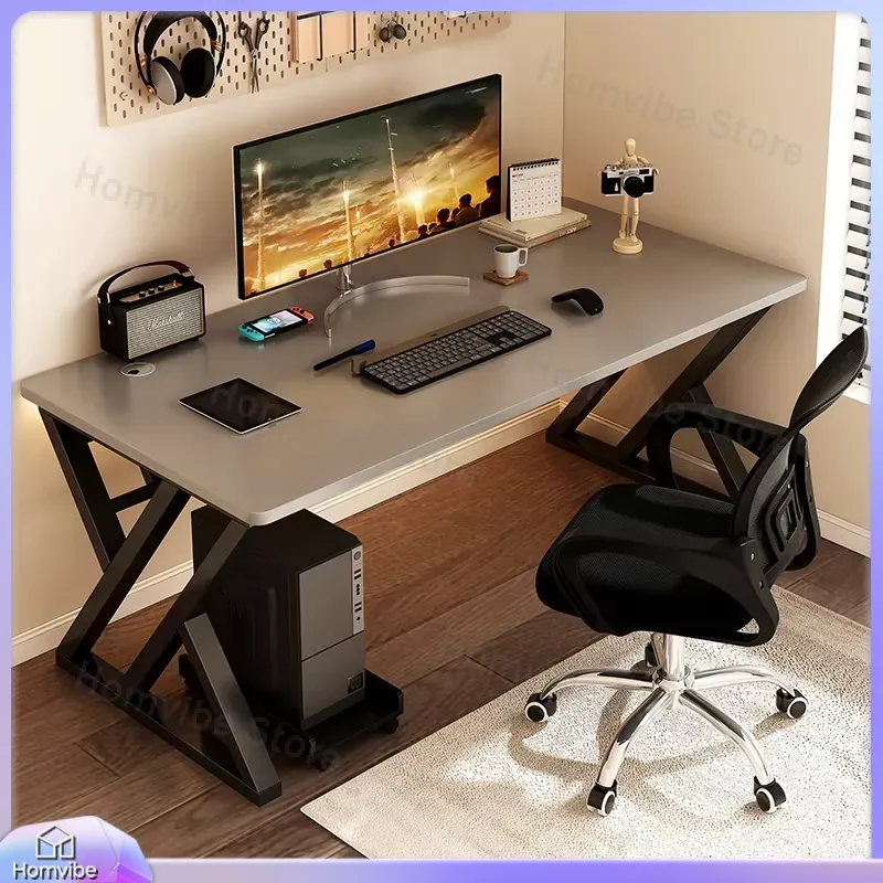 مكتب كمبيوتر خشبي عصري للمنزل  - مراجعة Desk Setup Ergonomics وسعره