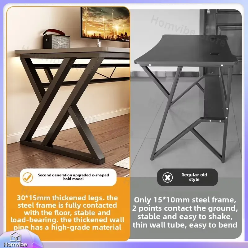 مكتب كمبيوتر خشبي عصري للمنزل  - مراجعة Desk Setup Ergonomics وسعره