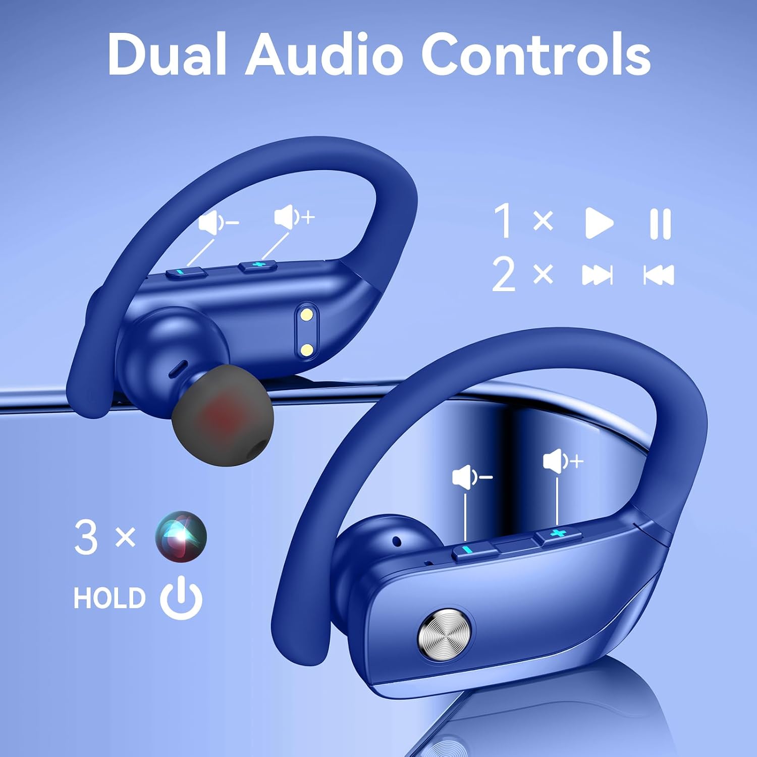 سماعات أذن لاسلكية مع علبة شحن - مراجعة Headphone Hook Under وسعره